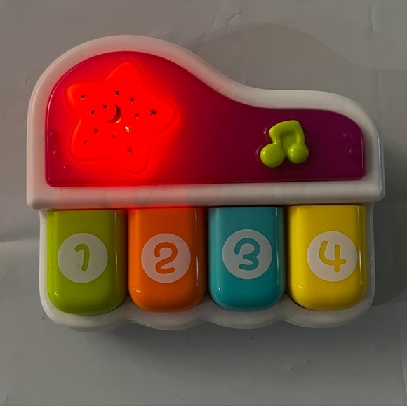 Portable Set of 4 (Piano, Bongo Drums, Guitar & Tambourine ) Development Toys - Picture 3 of 5